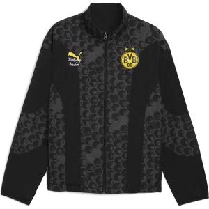 PUMA Яке Puma Men's Borussia Dortmund Licensed Rain Anorak Jacket - Black/Yellow