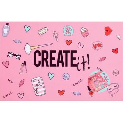Create it! paleta očných tieňov XXL 84575