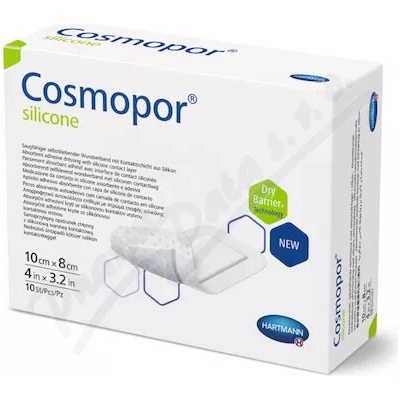 Hartmann Cosmopor silikón 10 x 8 cm 10 ks