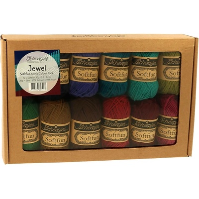 Příze Scheepjes Softfun Jewels sada