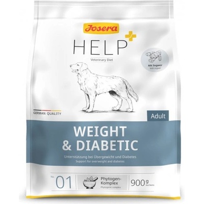 Josera Help Weight Diabetic Dog - храна за кучета с наднормено тегло и диабет - 0, 900 кг, Германия - 50011641