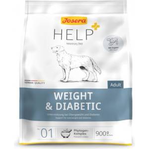 Josera Help Weight Diabetic Dog - храна за кучета с наднормено тегло и диабет - 0, 900 кг, Германия - 50011641