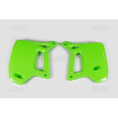 UFO kryty chladiče KAWASAKI KDX 200 90-94 barva zelená