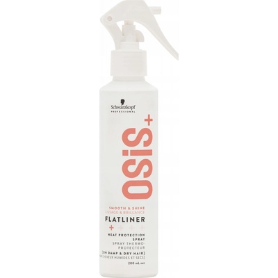 Schwarzkopf Osis Style Sleek Flatliner – silně fixační sérum pro žehlení vlasů 200 ml – Zbozi.Blesk.cz