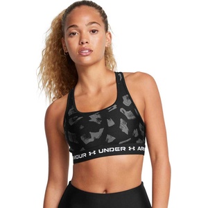 Under armour Спортен сутиен Crossback Mid Print (1361042-009)