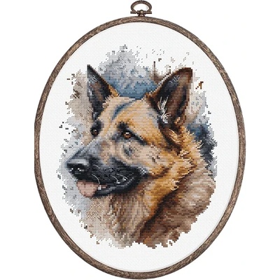 Luca-S Немска Овчарка - гоблен по схема bc214
