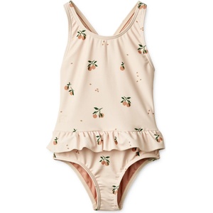 LIEWOOD Детски бански костюм LIEWOOD Kid's Amara Printed Swimsuit - Peach / Sea Shell - размер 134 (EU) (750-2481-0117)