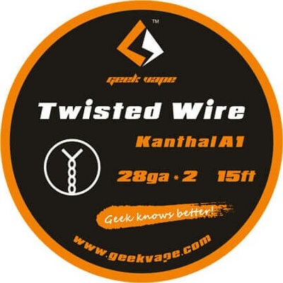 GeekVape drôt Twisted Wire 28ga*2 Kanthal A1 0,5m