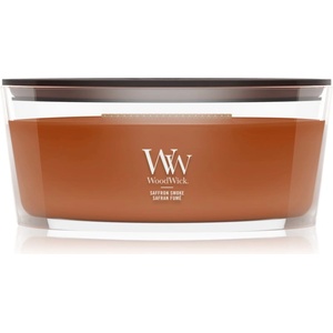 WoodWick Saffron Smoke ароматна свещ с дървен фитил 453.6 гр