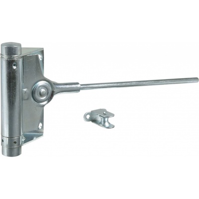 dverový pružinový zatvárač pozinkovaný H - 100mm, L - 240mm, max. hmotnosť dverí 40kg