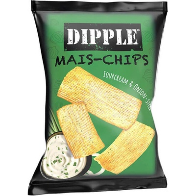 Dipple Kukuričné chipsy Smotana a cibuľa 90 g