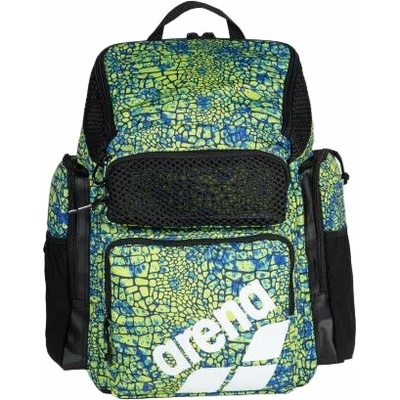 Arena One Go Backpack Allover Snakeskin Green 45L