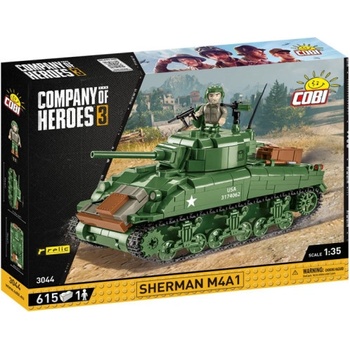 Cobi 3044 Company of Heroes 3 Americký stredný tank Sherman M4A1