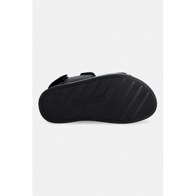 Tommy Hilfiger сандали обувки с платформа дамски от кожа LEATHER SPORTY PLATFORM SANDAL (FW0FW09119)
