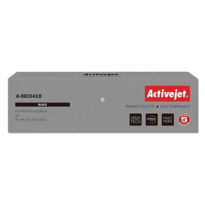 Activejet A-OKI3410 мастилена лента (заместител за OKI 9002308, Supreme, 10 000 000 знака черни) (A-OKI3410)
