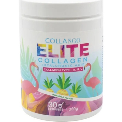 Collango Elite Kolagén + kyselina hyaluronová ananás 339 g