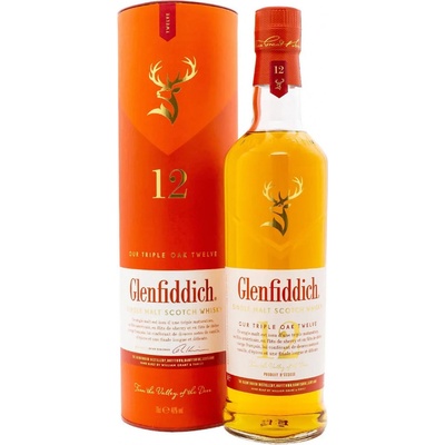 Glenfiddich Triple Oak 12y 40% 0,7 l (tuba)