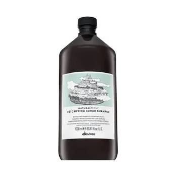 Davines Natural Tech Detoxifying Scrub Shampoo пилингов шампоан за бързо омазняваща се коса 1000 ml