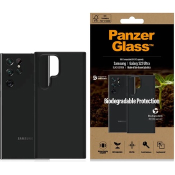 Panzer Гръб PanzerGlass за Samsung S22 Ultra, Biodegradable, Черен