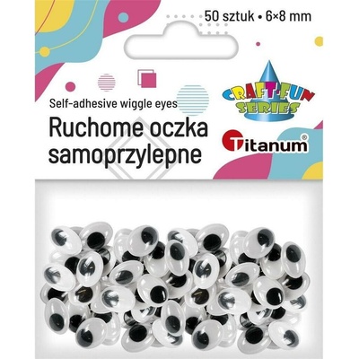 Titanum Očička oválná 6 x 8 mm - 50 ks, Titanium