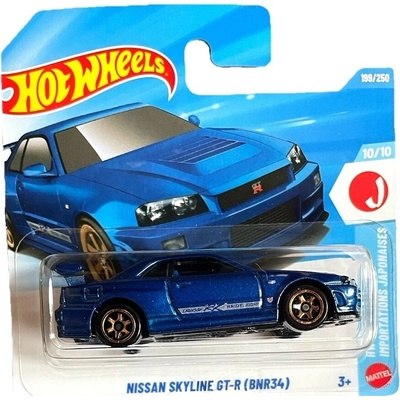 Mattel Hot Wheels Nissan Skyline GT-R BNR34 JDM 10/10 2026 Case K