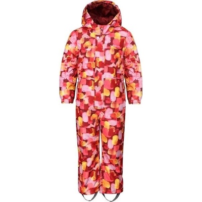 ALPINE PRO KLEWO Dětská kombinéza růžová