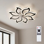 Brilagi - LED димируем таванен вентилатор LED/44W/230V Ø 90 см черен + дистанционно управление (BG4006)