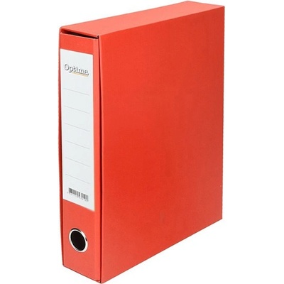 Optima Калъф за документи optima a/4 50 мм червен 24276 (24276)