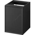 Cersanit S1022-012 - Висящ шкаф за баня MILLE с вграден кош за пране 40x45 cm, черен (CS0249)