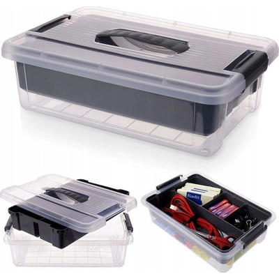 Orion Stormax multifunkční úložný box 2v1 šedý 6 l 35 x 23 x 11 cm