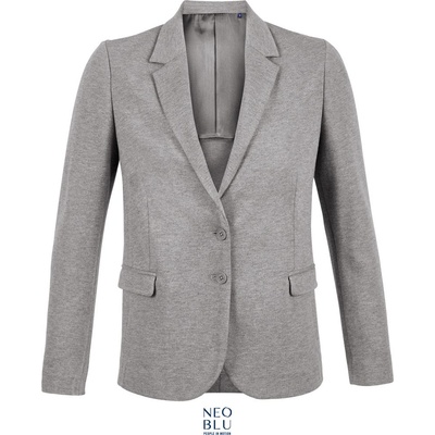 Neoblu 3170 MARCEL WOMEN / Дамско сако от пике - сив меланж 40 (243170077u5)
