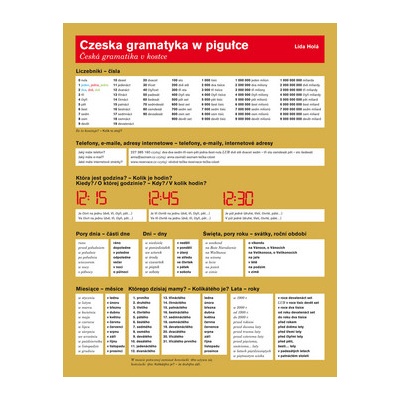 Czeska gramatyka w pigulce Lída Holá