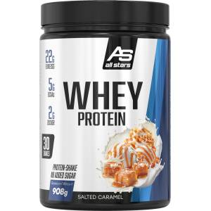 ALL STARS 100% Whey Protein Powder 908g Salted Caramel - 1274