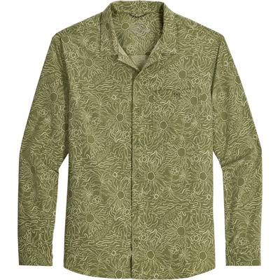 Royal Robbins Мъжка риза с копчета Royal Robbins Salathe Sun Shirt L/S Shirt - Olive Solar Pt (033-3227-0111)