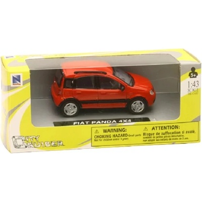 New Ray Toys Метална количка Newray - Fiat Panda 4х4, червена, 1: 43 (19553)
