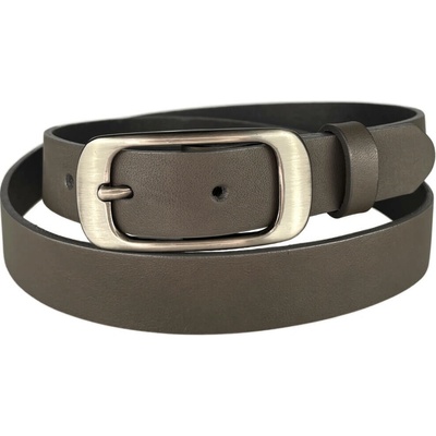 Penny Belts kožený opasek 17350 šedý