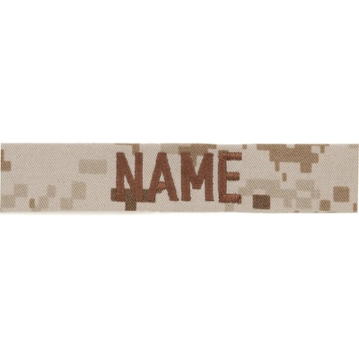 MILITARY RANGE Nášivka menovka "NAME" VELCRO MARPAT DESERT