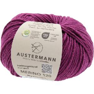Austermann Merino 120 97613-120 BlackBerry Плетива прежда (97613-120)