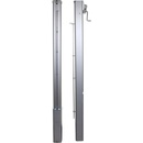 Merco stĺpiky tenisové Square 80 alu elox ,štvorhranný profil 80x80mm 1 pár