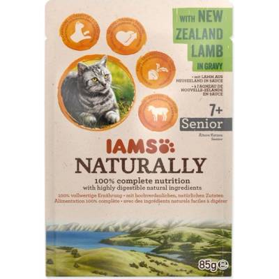Iams Пауч IAMS Naturally Senior агнешко в сос 85g (1753-167084)