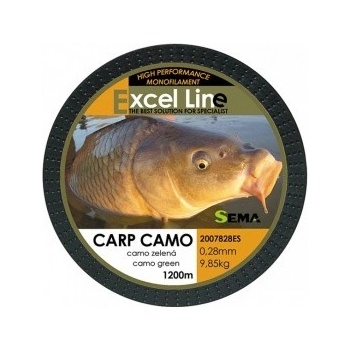Sema Carp Camo Green 1200 m 0,33 mm 13,1 kg