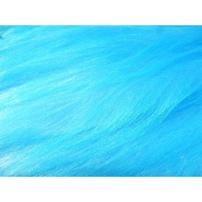 Umelá kožušina, tyrkysovo modrá, 90 mm vlas metráž: min. 0,2 bm