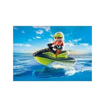 PLAYMOBIL 71464 City Action Feuerwehrboot mit Aqua Scooter