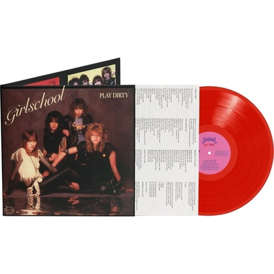 Girlschool - Play Dirty (180 g) (Red Coloured) (LP) (630428088337)