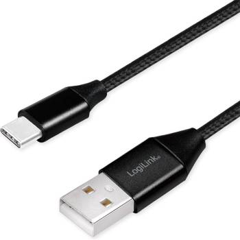 LogiLink CU0139 USB 2.0 Type-C кабел C/M към USB-A/M 0, 3 м черен (CU0139)