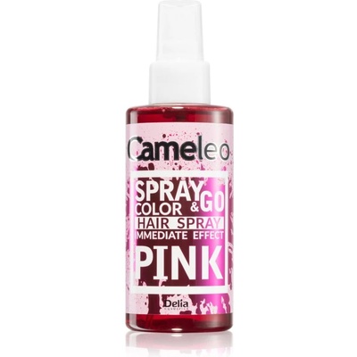 Delia Cosmetics Cameleo Spray & Go спрей боя За коса цвят PINK 150ml