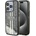 GUESS Кейс Guess Liquid Glitter Gold Stripes за iPhone 15 Pro, черен (GUE003525-0)