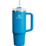 STANLEY 1913 Quencher H2.0 Flowstate Drinking Bottle with Straw 0.89L - Thermo Mug Cools for 9 Hours - 40 Hours Ice Cooled - Thermos Bottle BPA Free - Stainless Steel Drinking Cup - Azure - 100000143569 (10-1