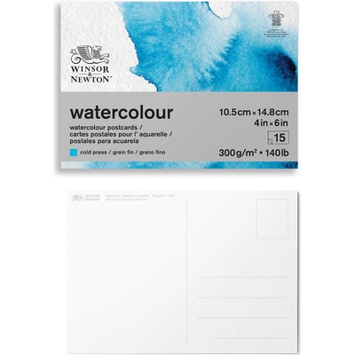 Winsor & Newton Akvarelové pohlednice Winsor Newton, 300 g/m2, 15 ks - A6