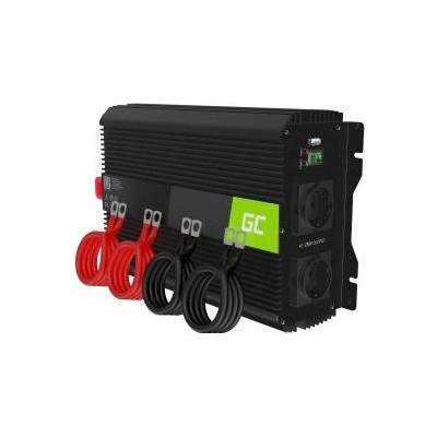Green Cell PRO 3000W/6000W 12V to 230V Volt Car Voltage Converter Inverter Power Solar Inverter DC AC Converter Current Converter Vehicles Caravan Car Modified Sine Wave - INVGC12